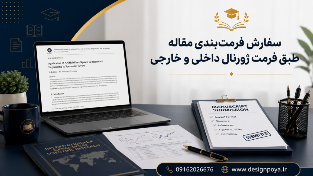 سفارش فرمت بندی رساله و مقاله داخلی خارجی